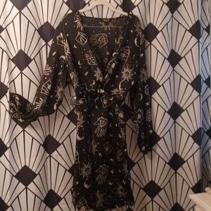 Celestial dress, tarot cards, Halloween,palm reader, moon